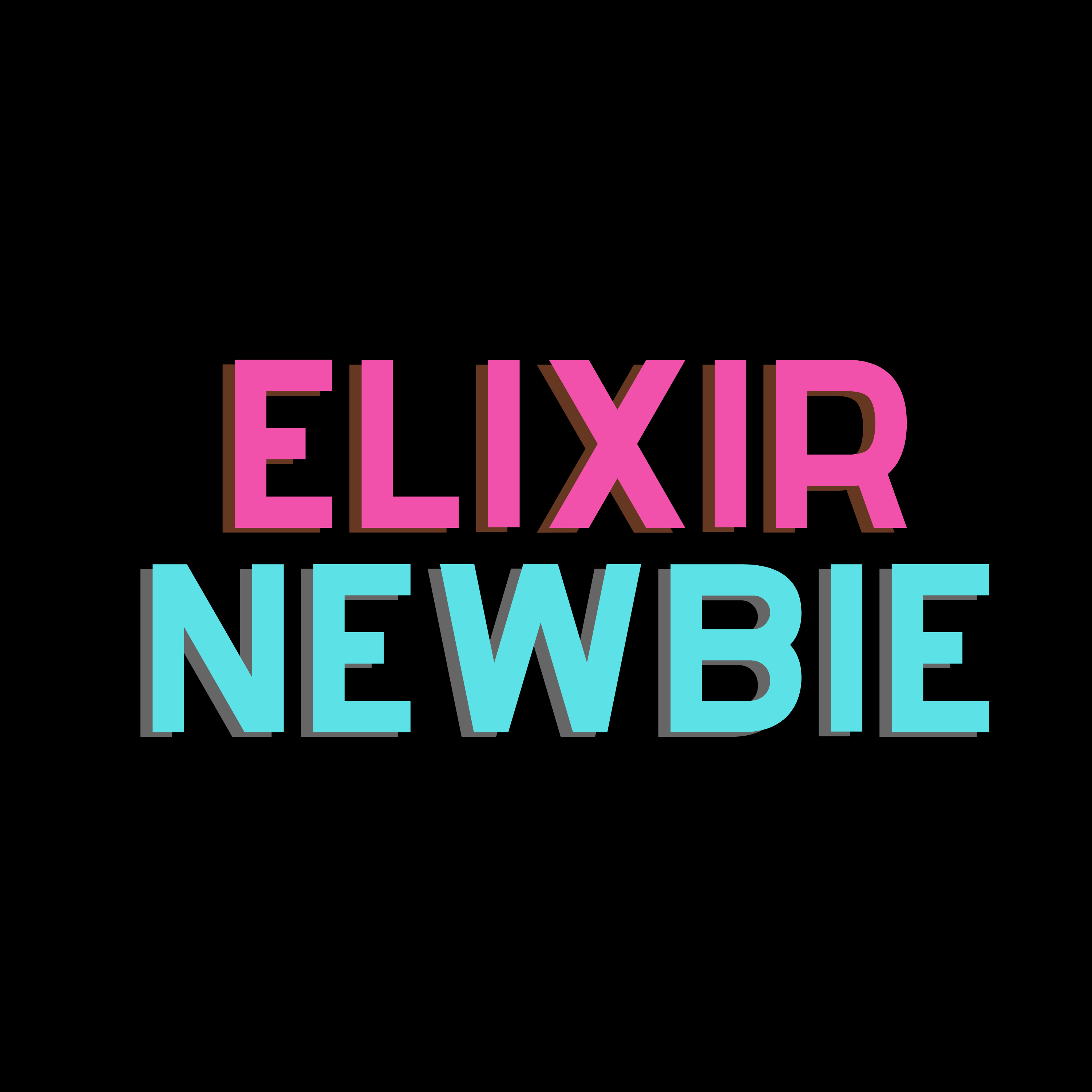 Elixir Newbie logo